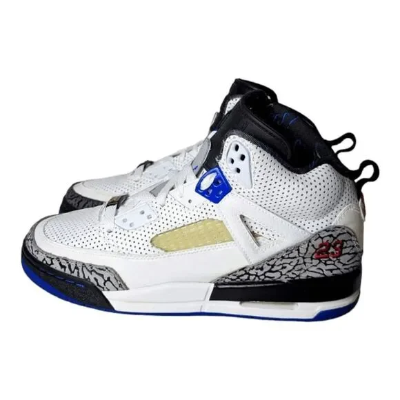 NIKE Air Jordan Spizike 'White Aquatone' Sneakers Size 8